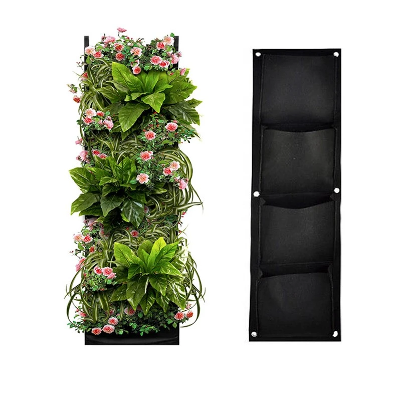4 pockets vertical garden planter 8
