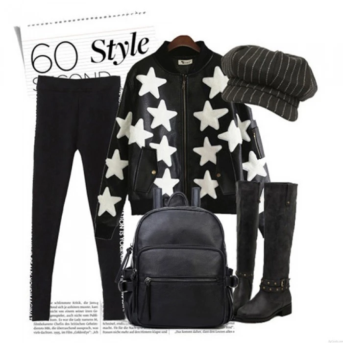 Pu Leather Backpack
