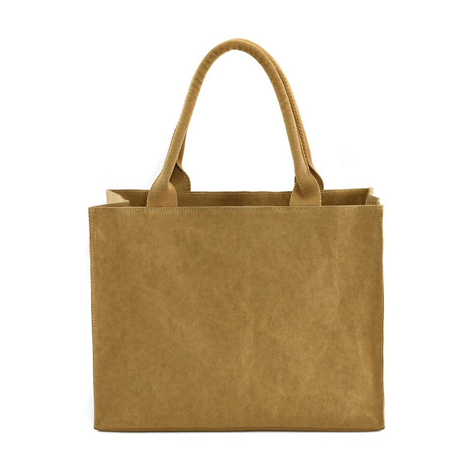 Durable Brown Tote Shopping Bag
