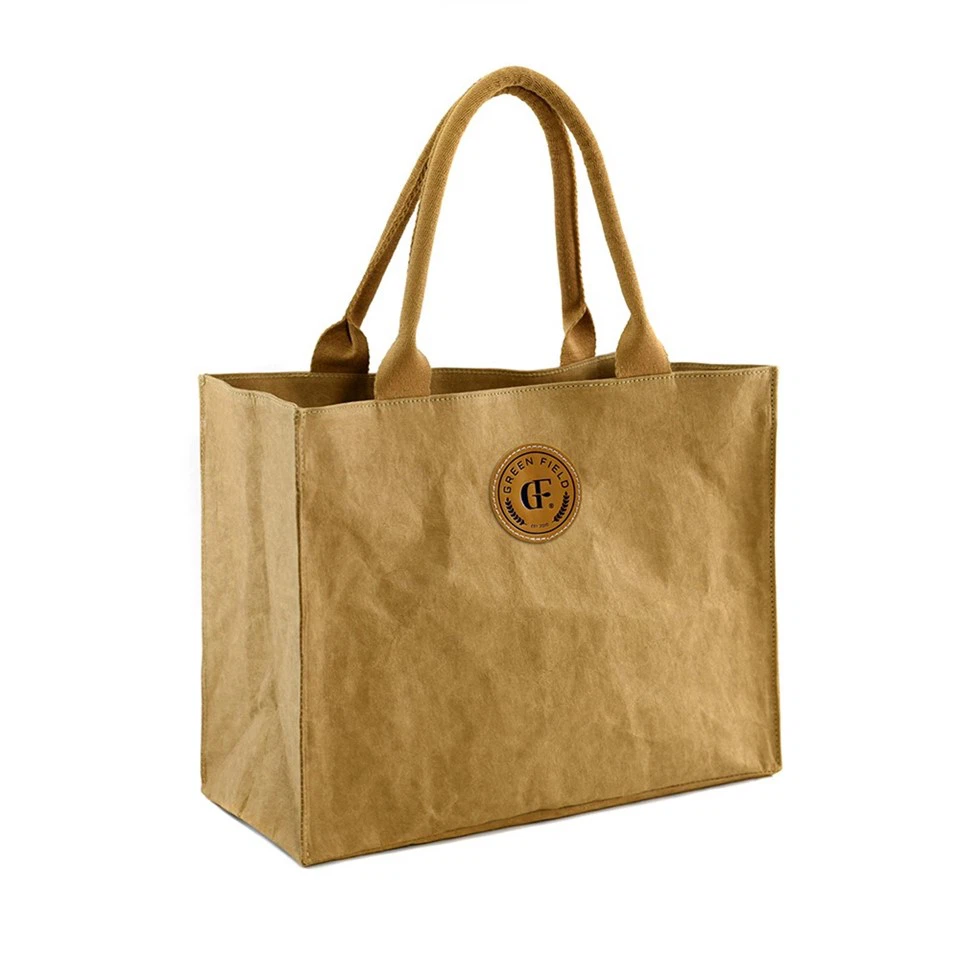 Durable Brown Tote Shopping Bag